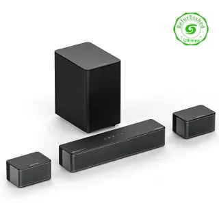 [EU/US Direct] Refurbished ULTIMEA Poseidon M4T 5.1CH Dolby Atmos Soundbar 450W bluetooth Soundbar with 5.25-inch Wirele