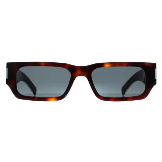 Saint Laurent Rectangle Herren Havanna Kristall Schwarz SL660