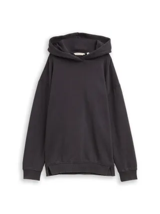 tom tailor kids - Oversize Hoodie Sweatshirt mit Rückenprint coal grey - Gr. - 152