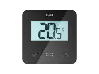 Tece floor Raumbediengerät SH-DT, Display schwarz, Temperatur, 2 x AAA, 77420052 77420052