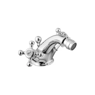 Herzbach Anais Bidetarmatur 32463000101 chrom, mit Ablaufgarnitur