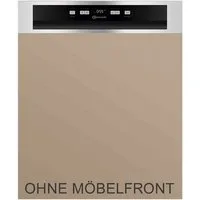 BAUKNECHT teilintegrierbarer Geschirrspüler BK4PB14BN7A0X, 14 Maßgedecke, ActiveDry, Option MultiZone, Sensor-Programm