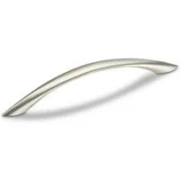 SO-TECH® Möbelgriff Bügelgriff HE08 BA 96 - 128 mm - incl. Schrauben, Lochabstand 128 mm Edelstahloptik - inkl. Schrauben