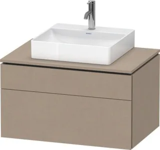 Duravit L-Cube Konsolenwaschtischunterbau wandhängend Leinen Matt 820x550x482 mm - LC4880075750000 LC4880075750000