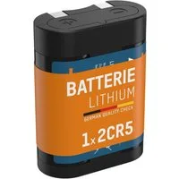 ANSMANN AG Lithium Batterie 2CR5, 6V Li Fotobatterie, langlebig & zuverlässig Batterie