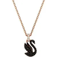 Swarovski Kette mit Anhänger Swarovski Iconic Swan, mit Emaille - mit Swarovski® Kristall