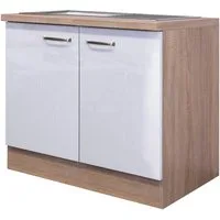 Flex-Well Spülenschrank Florenz (B x H x T) 100 x 86 x 60 cm, inkl. Einbauspüle