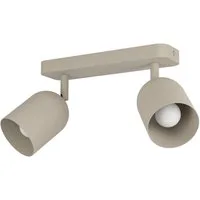 EGLO Deckenspot TILSTON Spotlampe - Stahl - E14 - 2X40W - IP20, ohne Leuchtmittel, Deckenlampe, Deckenstrahler, Strahler, L28 x B8 x H20,5 cm