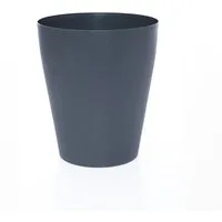Sinoba Papierkorb rund moderner Mülleimer Papiereimer 788789, aus Kunststoff ideal für Kinderzimmer Küche Büro, 12 Liter Höhe 26,5cm