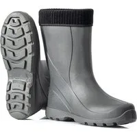 CLIMBR Federleichte Gummistiefel gefütterte Damen Winter Regen Thermo Stiefel Gummistiefelette wasserdicht