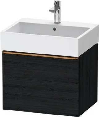 Duravit D-Neo Waschtischunterbau wandhängend Eiche Schwarz Matt 584x442x440 mm - DE4271004160000 DE4271004160000
