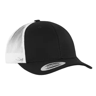 Flexfit - Trucker Cap Zweifarbig (Schwarz/Weiß)