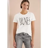 CECIL Kurzarmshirt Sommershirt mit Frontprint