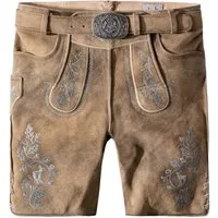Stockerpoint Trachtenlederhose Girgl Herren (1-tlg) Trachtenlederhose, Trachtenhose, Bayerische Lederhose, Oktoberfest
