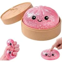 FELIXLEO Jumboball 3pcs Dumpling Squishy Glitter XXL Mystery Antistressball Spielzeug (3-St)