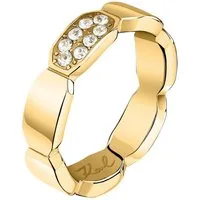 KARL LAGERFELD Fingerring Karl Lagerfeld Damen-Damenring Edelstahl Kristall, Kristall