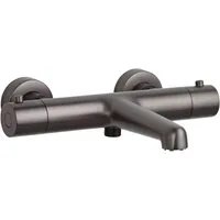 SCHÖNER WOHNEN-Kollektion Wannenthermostat DICU, Badewannenarmatur mit Thermostat mit Verbrühschutz Industrial, Mischbatterie für Badewanne