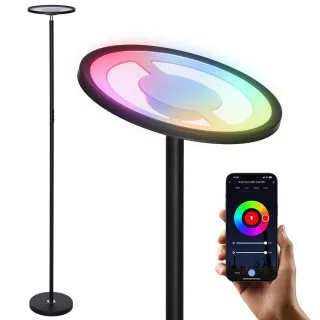 [EU Direct] BlitzWill® BWL-FL4 25W Smart RGB Floor Lamp With Up & Down Ambient Light 2000LM 16M Colors Stepless Dimming