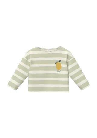 s.Oliver - T-Shirt olive/creme - Gr. - 92