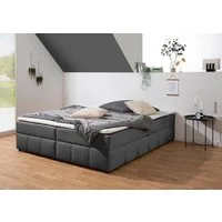 Home affaire Boxbett Niemes inkl. Bettkasten und Topper, auch in Überlänge erhältlich, Boxbett ohne Kopfteil, inkl. Topper