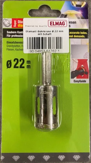 ELMAG Diamant-Bohrkrone Ø 22 mm - 61762