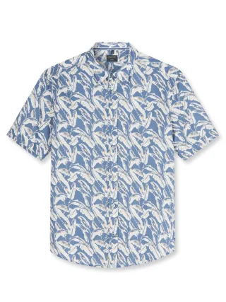 OLYMP - Regular Fit: Freizeithemd blau - Gr. - XXL
