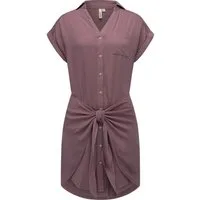 Ragwear Blusenkleid Bahaya stylisches Damen Sommerkleid mit Bindeband