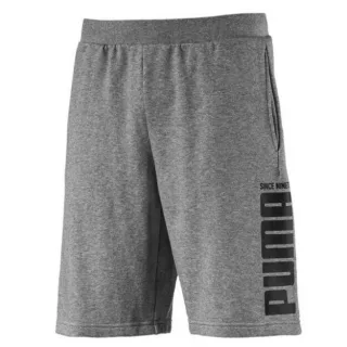 Puma Mens Rebel Bold Shorts Lounge Casual Sportshose Grau 853389 03