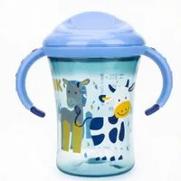 NUK Babyflasche NUK Easy learning trainer cup, Trinklernbecher 230ml blau