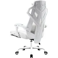 GTPLAYER Bürostuhl Ergonomischer Schreibtischstuhl Gamingstuhl Drehstuhl, mit Verbindungsarmlehnen, Verstellbarer Lordosenstütze und Kopfstütze