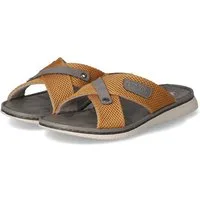 Rieker Rieker 21340-68 Herren Textil yellow Pantolette