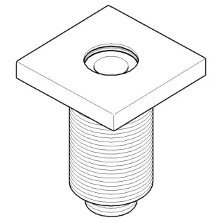Dornbracht Rosette 90277802300-06 platin matt