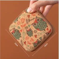 HoyoLee Handels GmbH Schmuckkassette Vintage Reise Schmuckkästchen – Tragbare Schmuckbox