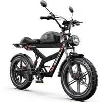 DUOTTS E-Bike Cityrad E-Fahrrad Max.140km, APP-Sicherheit 1404wh 20×4,0 Zoll Pedelec, Kettenschaltung, Heckmotor, 1404 Wh, E-Bikes mit Vollfederung, hydraulischen Bremsen & Shimano 7-Gang