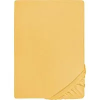 Biberna Spannbettlaken THEA Baumwoll-Jersey mit Elasthan, 160 g/m², Jersey-Elasthan, Gummizug: rundum, (1 Stück), Bettlaken für Matratzen bis 25 cm Höhe, pflegeleicht, bügelfrei