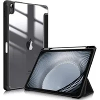 Fintie Tablet-Hülle für iPad Air 11'' M4/M3/M2(2026/2025/2024), iPad Air 5/4 Gen 2022/2020 10.9 Zoll, mit Stifthalter, Hülle mit transparenter Hartschale auf der Rückseite