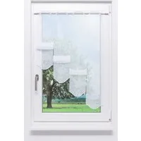Plauener Spitze® Panneaux Kelchblüten (1 St), transparent, HxB 95x48cm