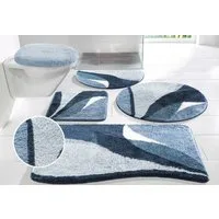 OTTO home Badematte Magnus, Badvorleger, Badezimmer Teppich, Höhe 20 mm, rutschhemmend beschichtet, schnell trocknend, strapazierfähig, Polyacryl, rund, mehrfarbig, Badteppich, Badematten auch als 2 teiliges Set & rund