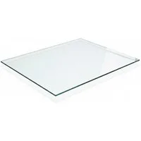 HOOZ Tischplatte Glasplatte ESG Klarglas 6 mm – Tischplatte Kaminschutz, viele Größen (1 St)
