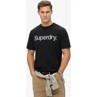 Superdry Rundhalsshirt CORE LOGO CITY T SHIRT lockere Passform, aus Baumwolle, mit Logodruck, Kurzarm