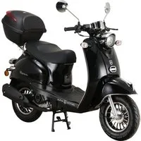 Alpha Motors Motorroller Venus, 50 ccm, 45 km/h, Euro 5, (mit Topcase), im Retro-Look