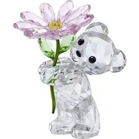 Swarovski Dekofigur Kristallfigur Sammelfigur Kris Bär Ein Gänseblümchen für Dich (1 St), Swarovski® Kristall