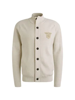 PME Legend - cotton structure knit bone white melee - Gr. - XL