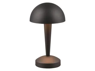 REALITY LED-Tischleuchte Canaria R59561180 schwarz-gold, E14, 4,9 W, 470 lm, 3000 K