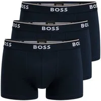 BOSS Trunk Cotton Stretch (3-St) mit umlaufend eingewebtem Markenschriftzug