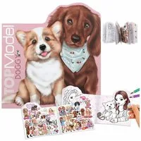 Depesche Malbuch DEPESCHE TOPModel Malbuch KITTY and DOGGY - 21 Seiten mit Katzen- und