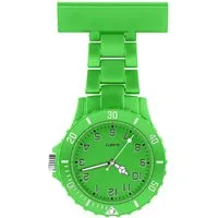 Taffstyle Quarzuhr Schwesternuhr Krankenschwesteruhr Kitteluhr Quarzuhr bunt mit Nadel, (Praktische Uhr für Pflege Berufe Medizin Quarzuhr mit Sicherheitsnadel)