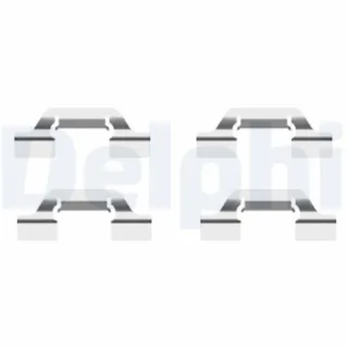 Delphi Zubeh?r f?r Bremsbel?ge hinten Audi Seat Skoda VW LX0438