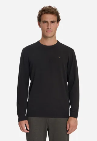 No Excess - Pullover Crewneck Melange Dark Brown - Gr. - XL
