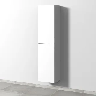 Sanipa 3way Hochschrank mit 2 Türen, Weiß-Soft BR09443